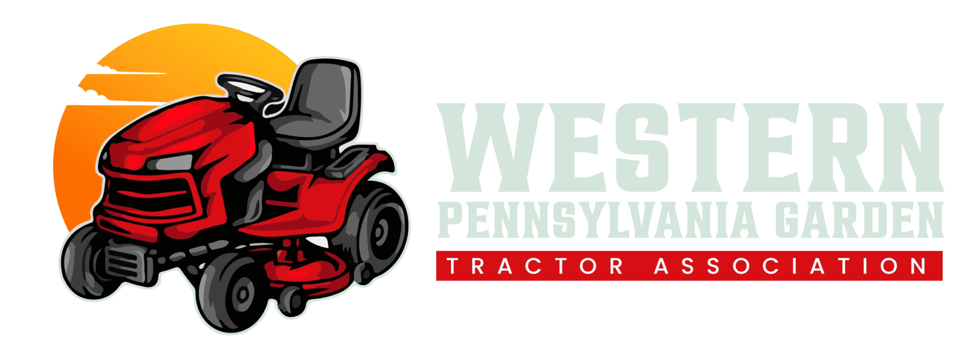 A red and black tractor with the words west pennsylvania tractor week written underneath.